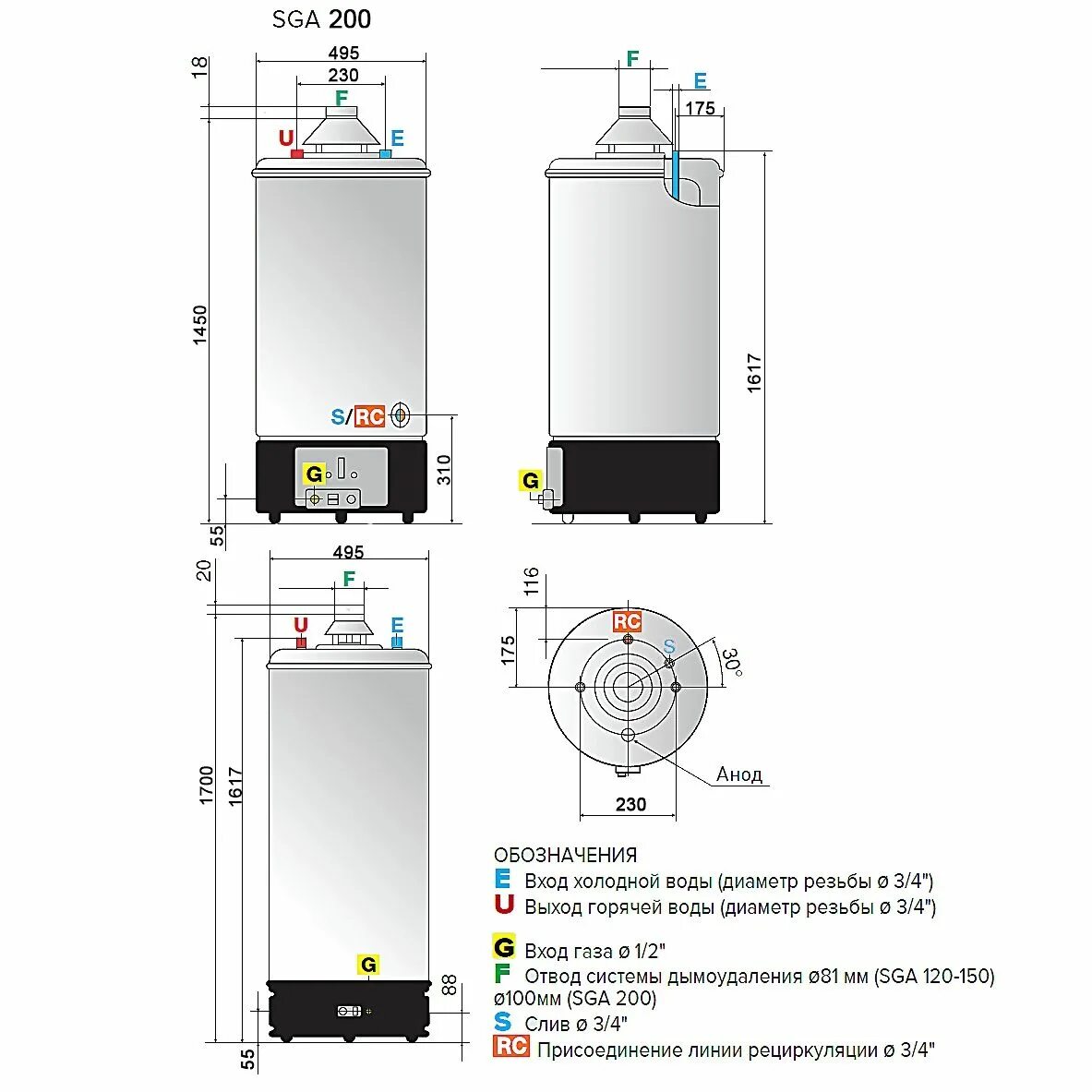 Водонагреватель газовый Ariston SGA 120r (напольный, накопительный) 007728. Газовый бойлер Аристон sga150. Накопительный газовый водонагреватель Ariston SGA 150. Бойлер газовый "Ariston" SGA-150r напольный.