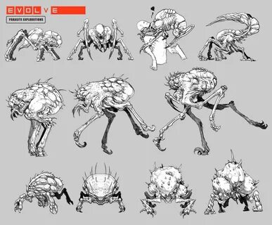 Evolving space monster