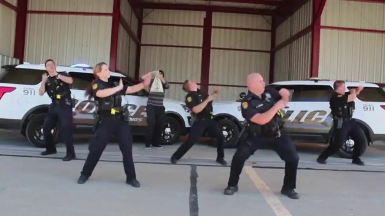 Полиция танцует. Танцующие полицейские. Полицейские пляшут. Танцующий милиционер.