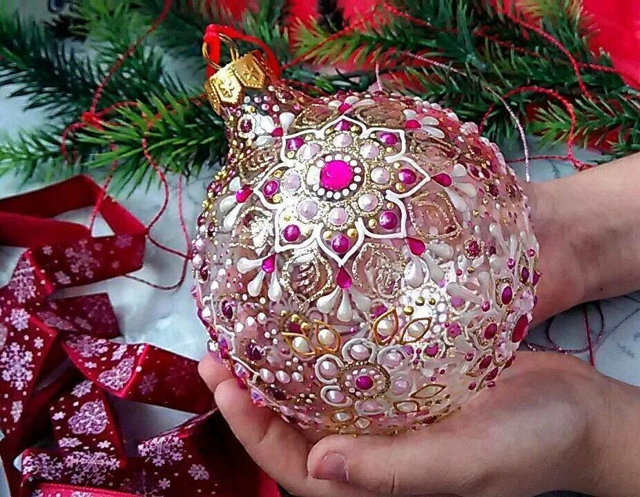 Красивые елочные игрушки. Необычные новогодние игрушки. Оригинальные елочные украшения. Декор елочного шара