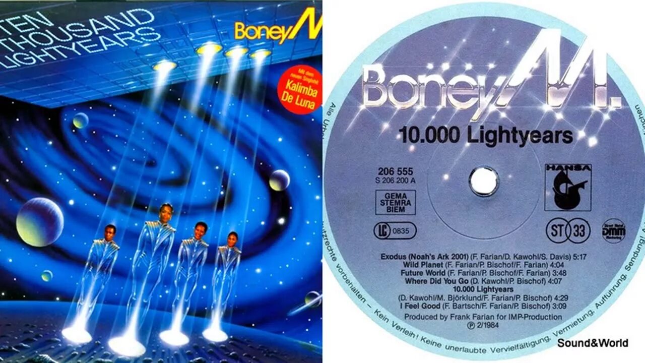 Ten thousand years. Boney m 10000 Lightyears Vinyl. Boney m 10000 Lightyears альбом. Винил Boney m ten Thousand Lightyears Hansa. Boney m ten Thousand Lightyears 1984 LP.