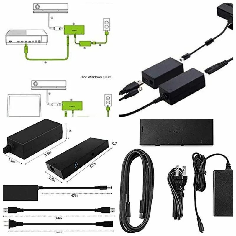 Подключить xbox s к пк. Адаптер Kinect Xbox 360. Подключить кинект к Xbox 360. Адаптер Kinect Xbox one. Провод для Kinect Xbox one.