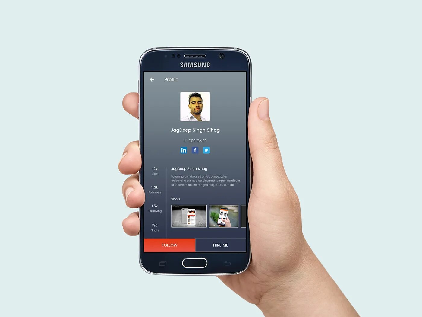 Ui profile. Profile screen. radio user profile screen. social profile screen ui. profile screen design.