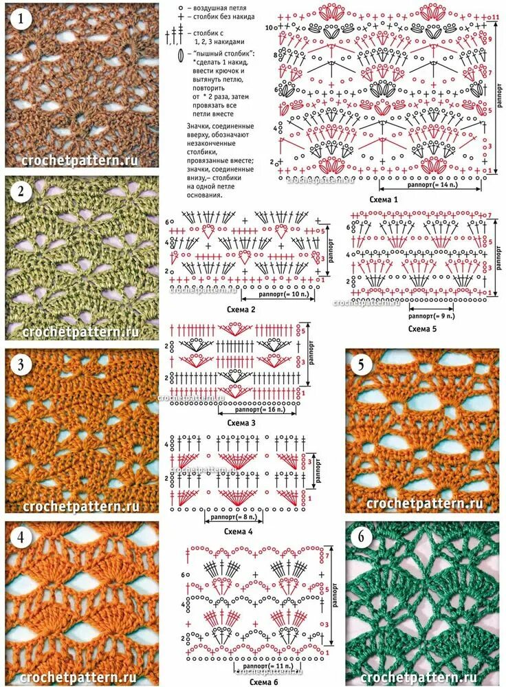 Вязаный снуд крючком с узором ананасы - Вяжем с Лана Ви Diy crochet, Pineapple c