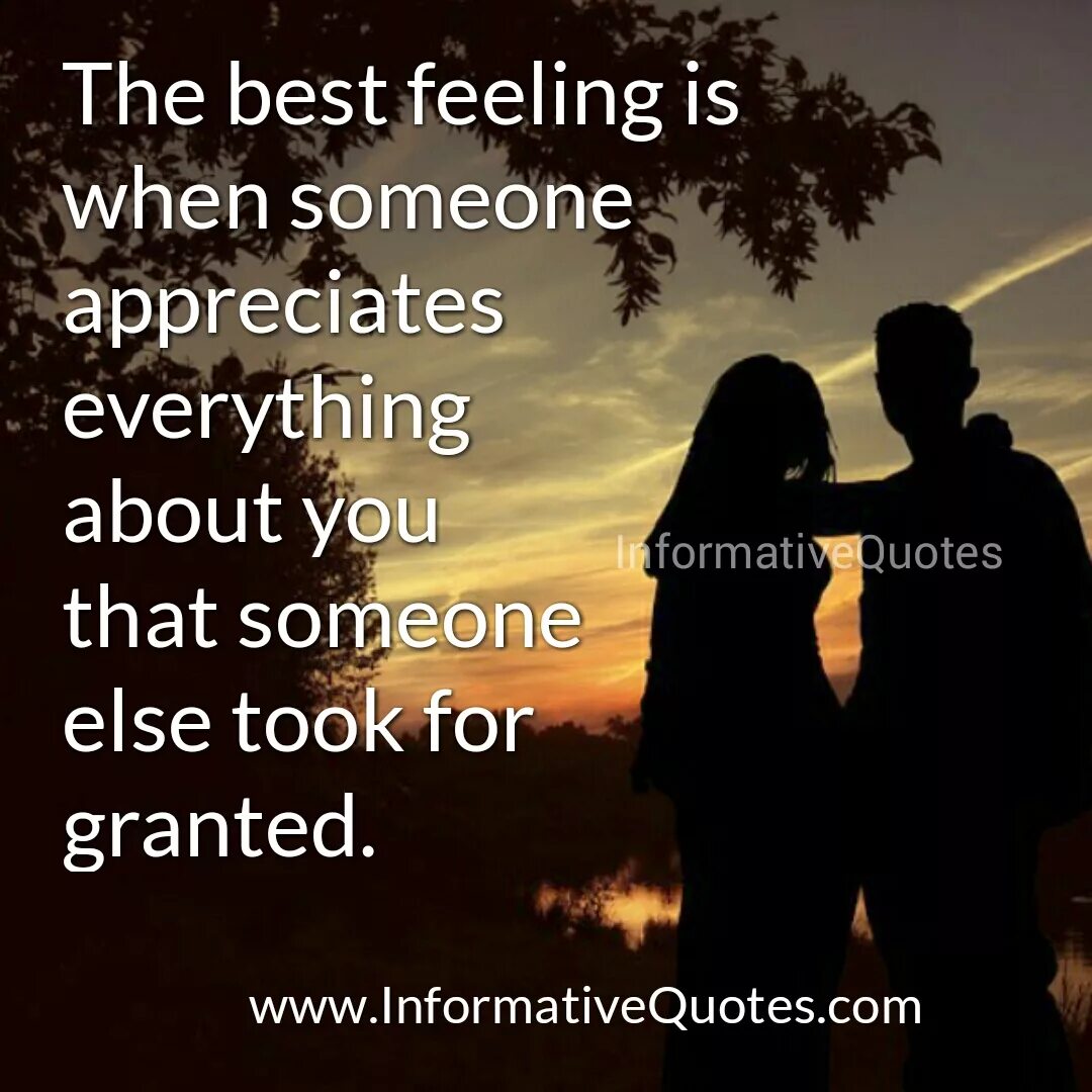 When someone. Best feelings. Take for Granted картинка. Was feeling.