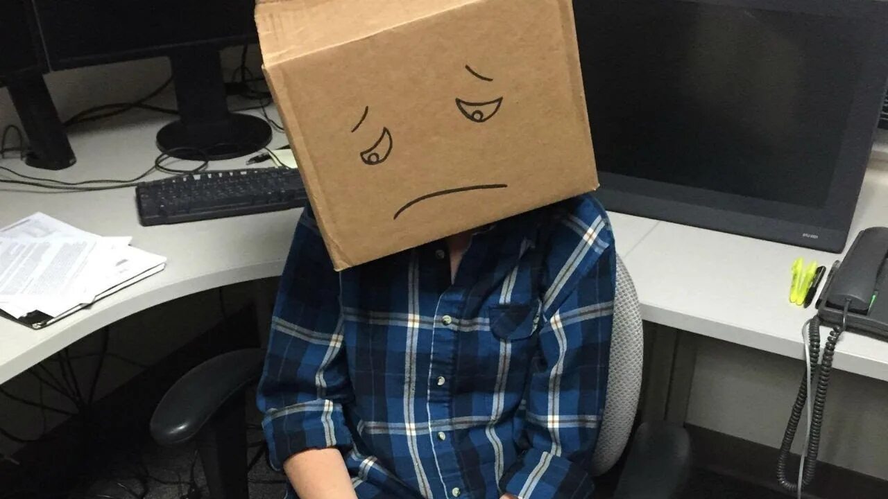 картонный пакет на голову. коробка позора гадкий я. бумажный мешок на голове. девушка с красивыми коробками. женщина с картонной коробкой.