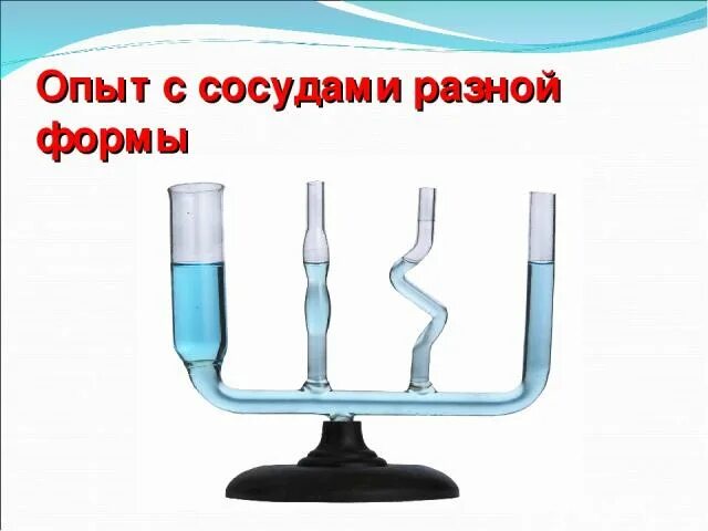 Тест давление жидкости сообщающиеся сосуды. Опыт сообщающиеся сосуды. Опыт с сообщающимися сосудами. Сообщающиеся сосуды презентация. Сообщающиеся сосуды разной формы.