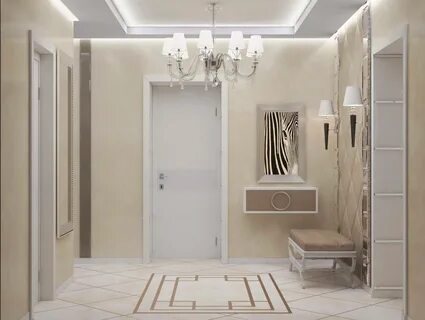 Прихожие в коридор в светлых тонах