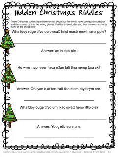 Christmas riddles