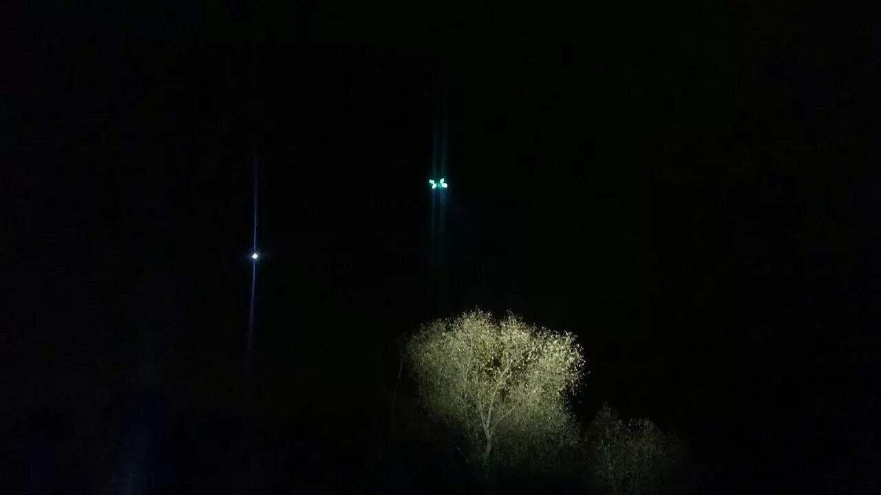 Палколет в ночном небе (Syma X5C он же JJRC H5C) - YouTube