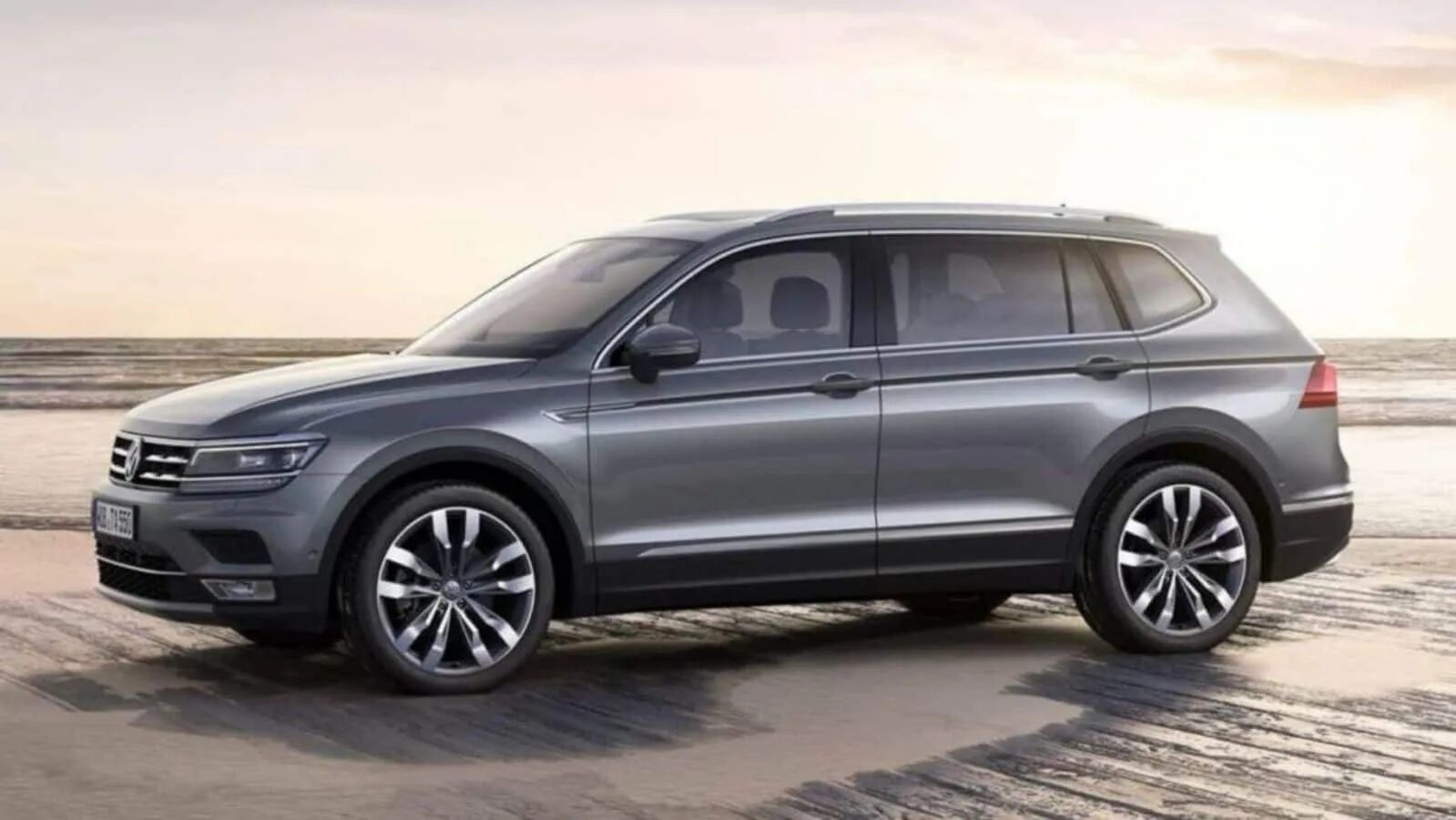 Volkswagen где купить. Тигуан АЛЛСПЕЙС. Удлиненный Тигуан. VW Tiguan Allspace 2019 Green. Tiguan all Space.