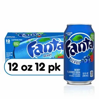 Blue fanta soda