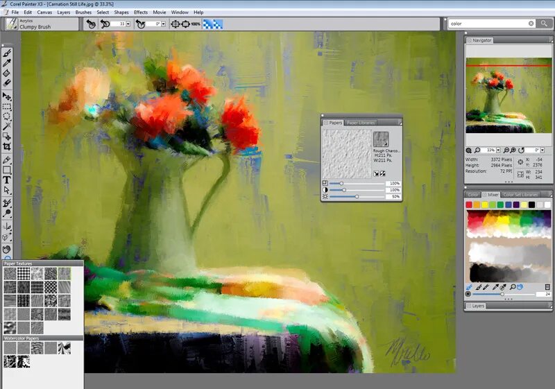 Paint x premium. Painter приложение для рисования. Цифровая живопись программы. Имитация живописи программы. Corel Painter для рисования.