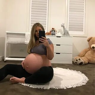 The mother was informed that she was expecting a large baby based on the si...