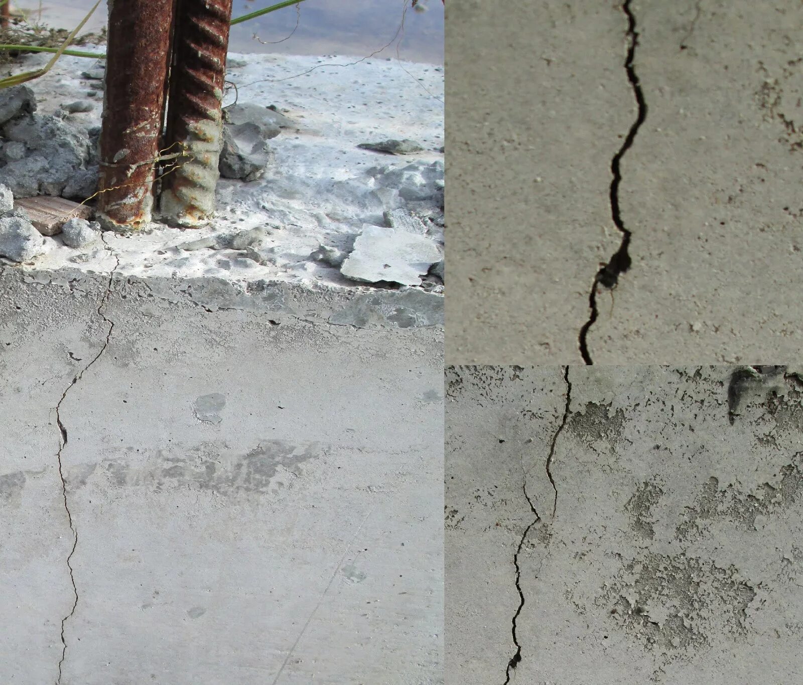 Отсутствие трещин. Трещины в бетоне. Трещины в железобетонных стенах. Сколы бетона. Трещины в бетонных конструкциях.