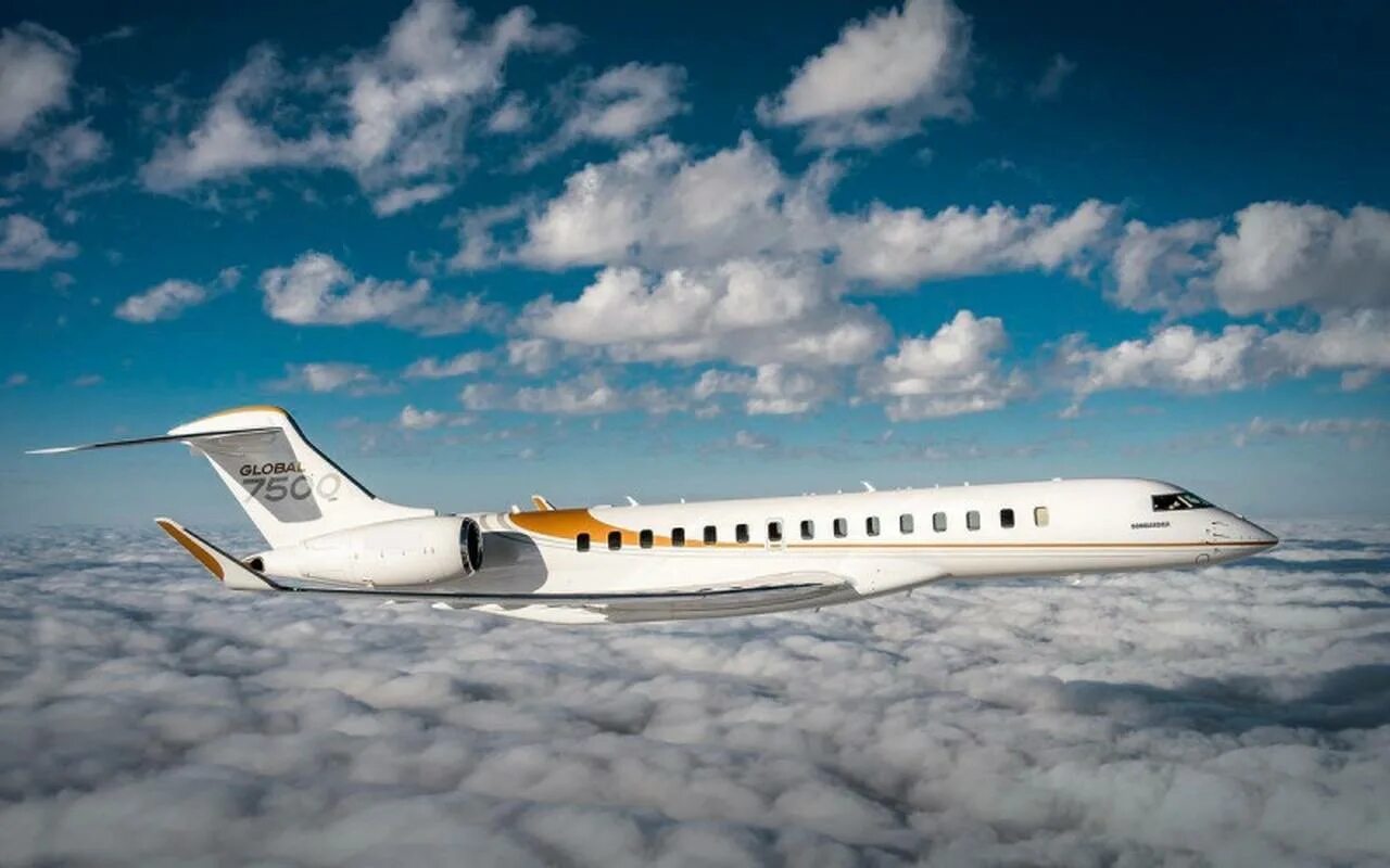 Bombardier global 7500 фото двигатель A look inside the largest and longest-range business jet The Points Guy