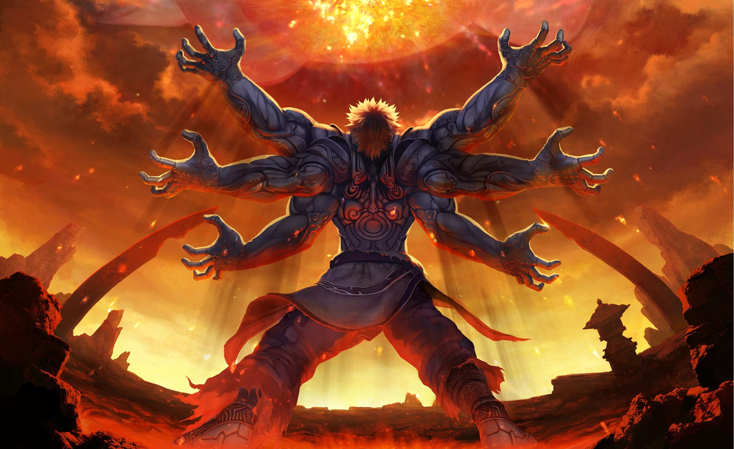 Сильнейшие люди бога. Asura Wrath Асура. Asura's Wrath Шестирукий. Asura's Wrath персонаж Асура.