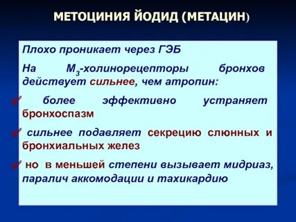 Метацин инструкция