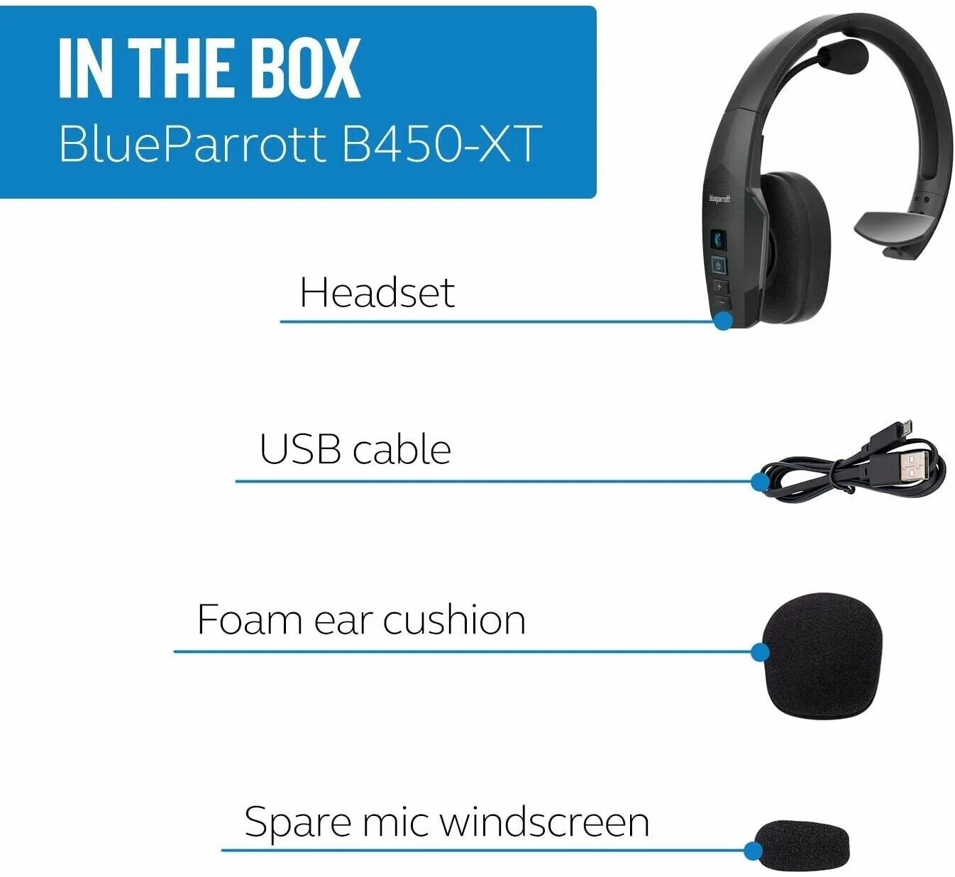Bluetooth-гарнитура BLUEPARROTT. VXI BLUEPARROTT b450-XT. Гарнитура Parrot. Гарнитура Bluetooth v4.1, влагозащита ipx5, super Bass.