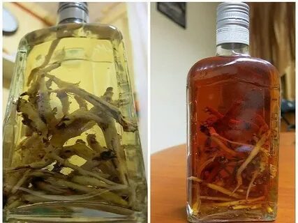 Настойки на корне