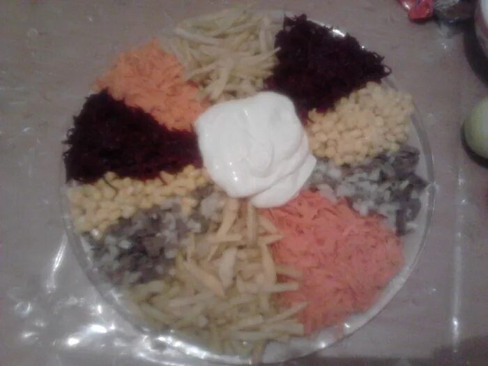 салат семицветик. салат семицветик.