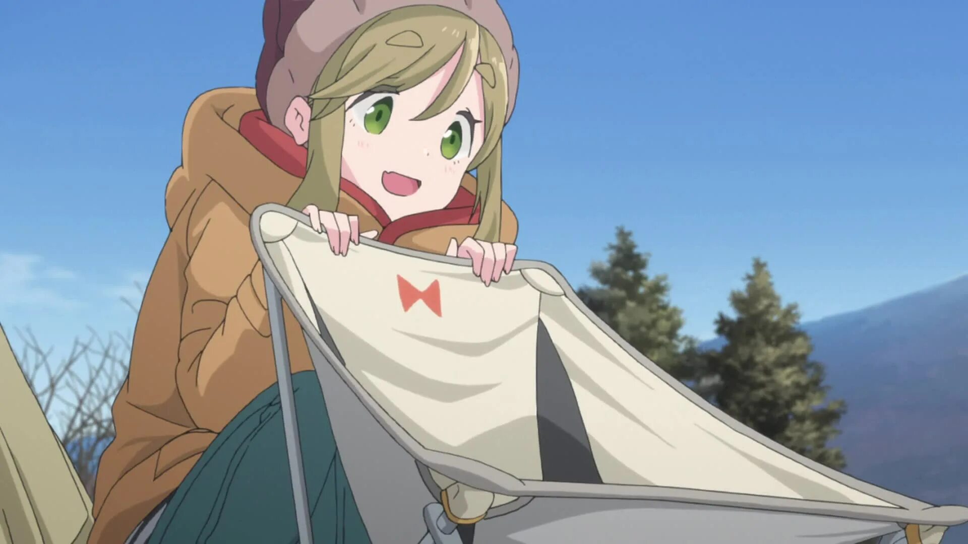 Аой из лагерь на свежем воздухе. Yuru Camp.