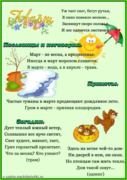 Загадки про весну для детей 4 лет. Стихи загадки пословицы о весне. Стихи и загадки о весне. Детские стихи про весенние месяцы. Весенние стихи для дошкольников.