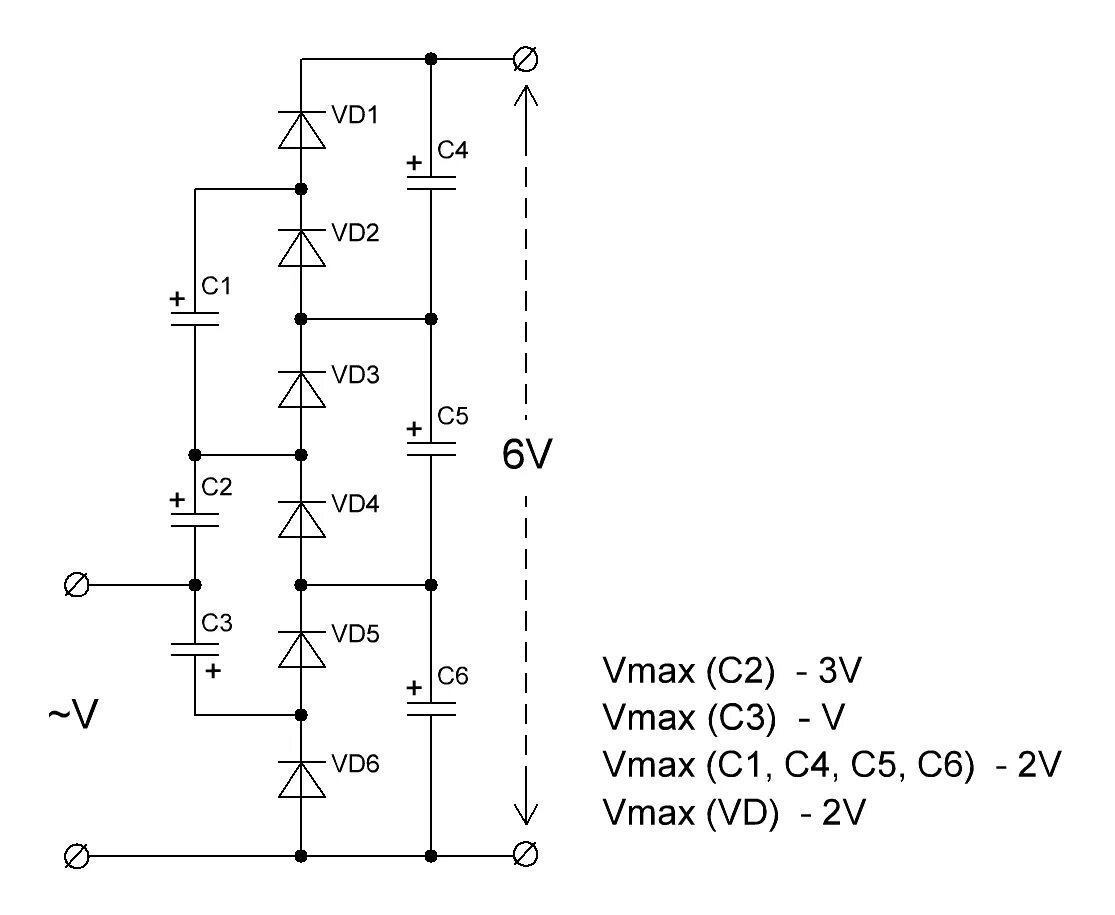 Схема умножителя напряжения на диодах и конденсаторах. Двухполупериодный умножитель напряжения. Умножитель тока схема. Умножитель напряжения на трансформаторе схема. Умножитель напряжения 15кв.