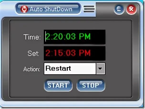 Shutdown code