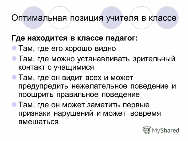 Оптимальная позиция