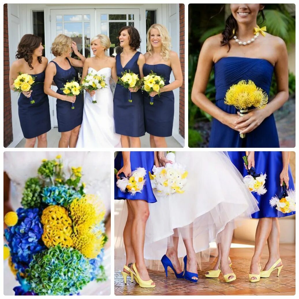 Почему синий и желтый. Свадьба в желто синем цвете. Платья желто синего цвета. Свадьба в желто голубых тонах. Свадьба в желтом цвете.