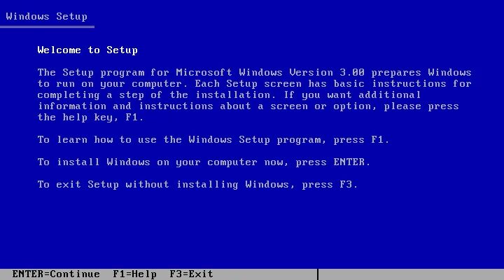 Exit setup