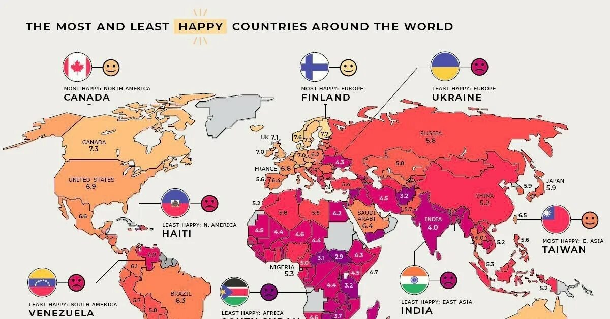 Какая страна наименее развита. World Happiness Report 2021. Happiness in Countries. Страны по уровню счастья.