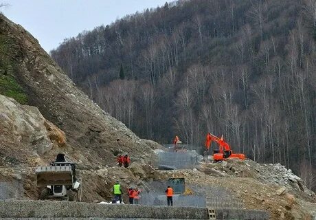 Строительство дорог на местности