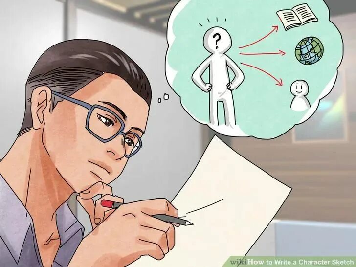 Writing characters