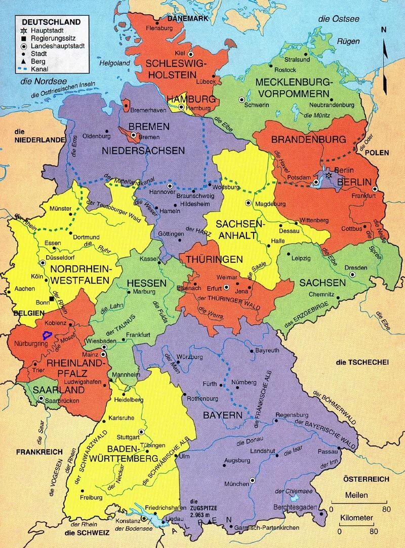 фрг на карте. Die bundesrepublik deutschland карта. карта германии с 16 федеральными землями. федеративные земли германии и их столицы на немецком список. земля гамбург на карте.