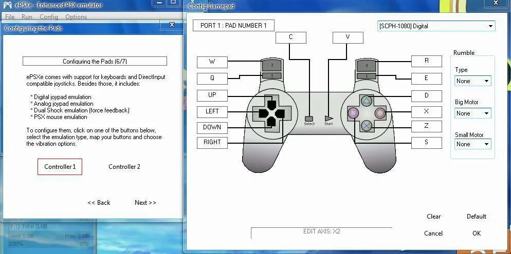 PLAYSTATION 1 EPSXE. Эмулятор ps1 джойстик. Эмулятор геймпада ps4. EPSXE профиль геймпада. Эмулятор джойстика на русском