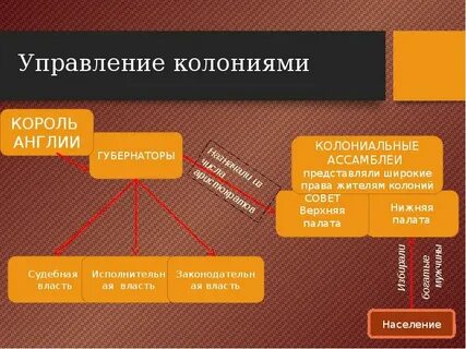 Расскажите о системе управления колониями схема
