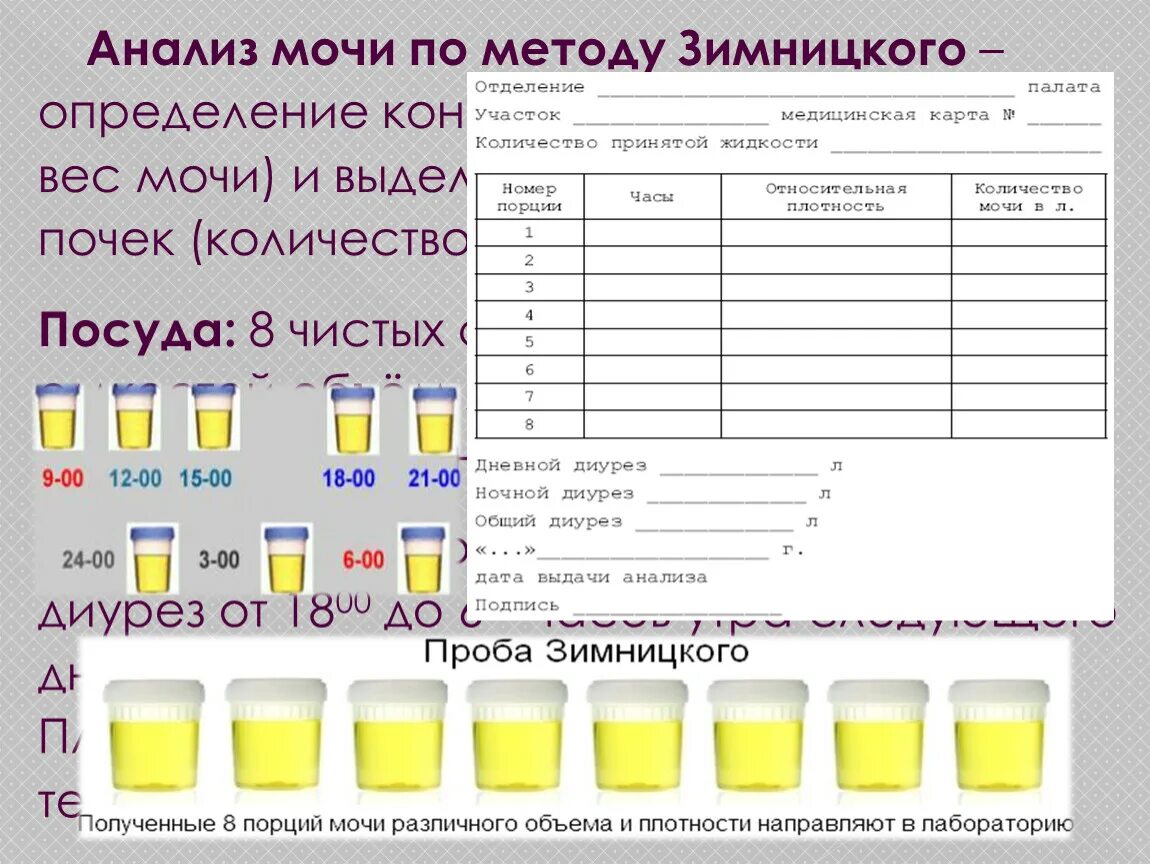 Емкость для мочи по Зимницкому. Проба мочи по Зимницкому методика исследования. Удельный вес мочи по Зимницкому. Сбор мочи для исследования по Зимницкому.