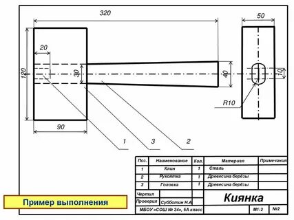 Чертежи класс обработки