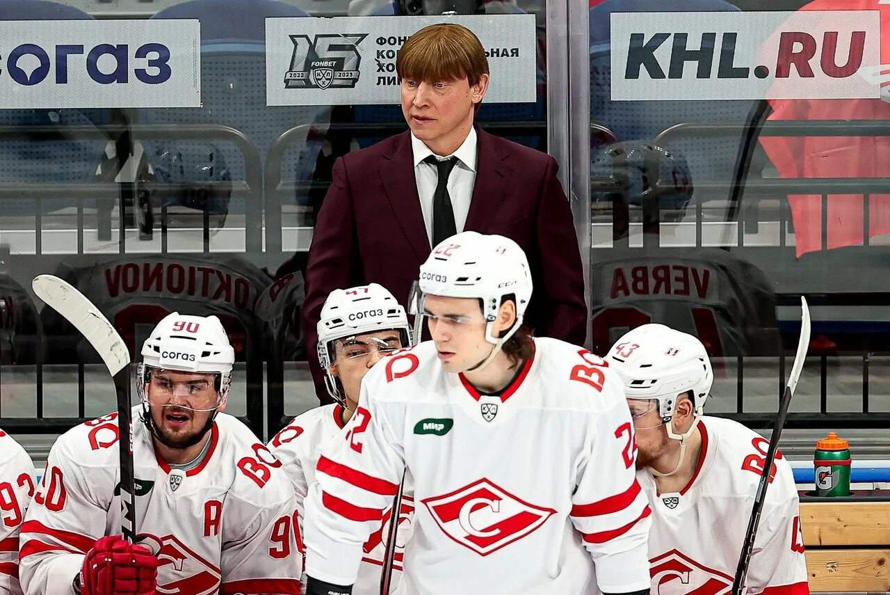 Тренер Спартака хоккей 2023.