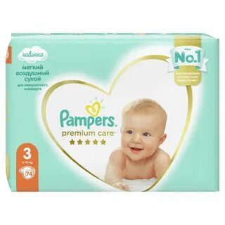 Подгузники premium care размер 3