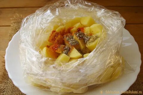 Картофель в микроволновке в пакете