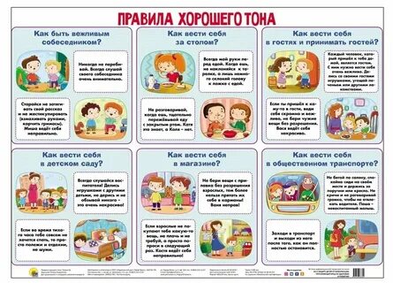 Плакат правила в школе