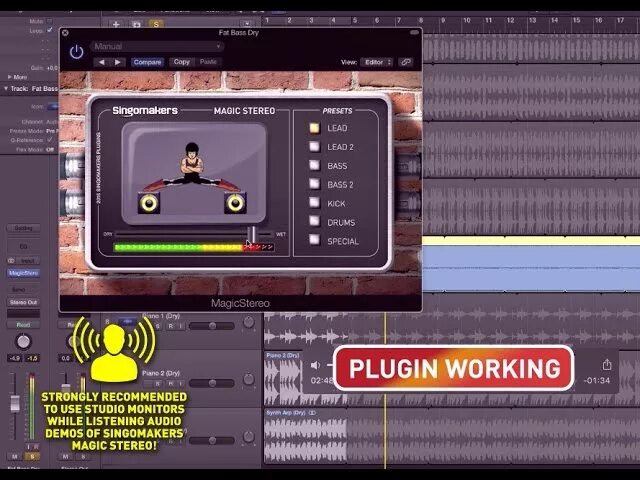 VST плагин стерео расширитель. VST plugin шарик. Magic stereo VST. Виртуальная студия плагин.