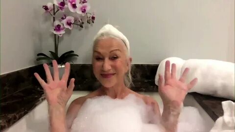Helen Mirren "visited" Jimmy Fallon show to promote F9. in a bath...
