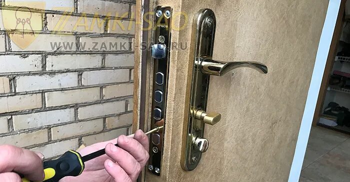 Как заменить замок в металлической двери самому Заменить дверной замок мастер