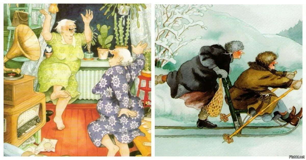 Старушка ВЕСЕЛУШКА. Веселые бабушки. Веселые старушки финской художницы. Старушка картина.