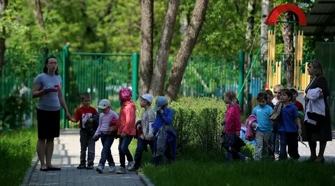 Прогулка в детском садике