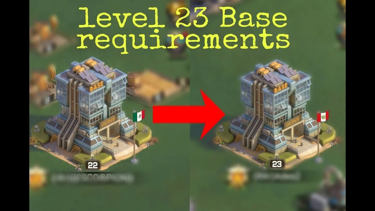 Upgrade requirements